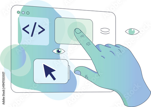 Vintage black and white photograph of a bustling urban street scene with a clock tower.