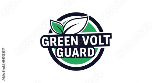 Green Volt Guard Logo Design.
