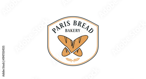 Paris Bread Bakery Logo Design 2.