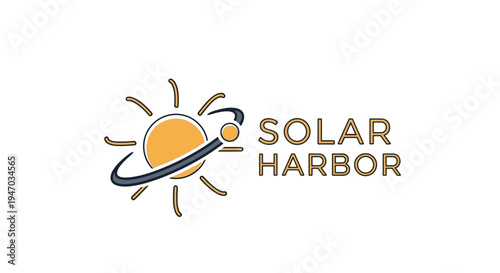 Solar Harbor Logo Design Concept 1.