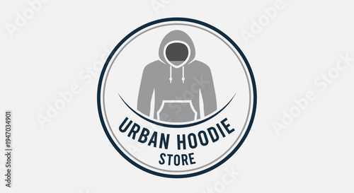 Urban hoodie store logo design.