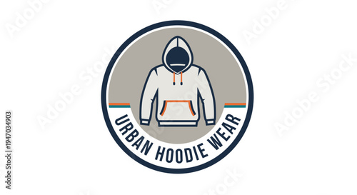 Urban Hoodie Wear Clothing Logo Design.