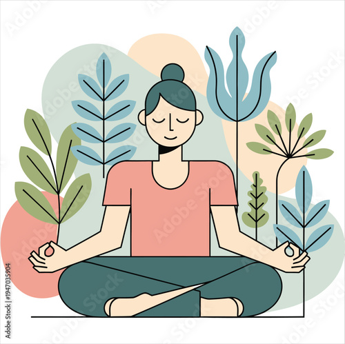 Mysterious abstract design with intricate geometric and organic patterns intertwined