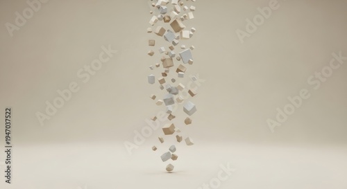 Salt Falling onto White Surface Closeup.