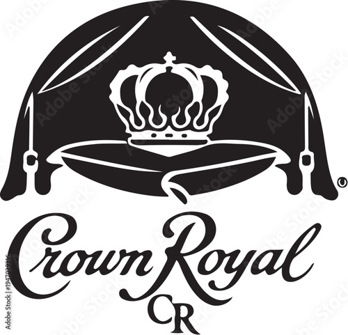 Vector logo of Crown Royal whiskey brand