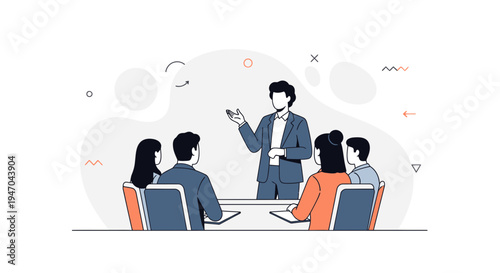 Business Meeting: Presentation and Discussion with Colleagues