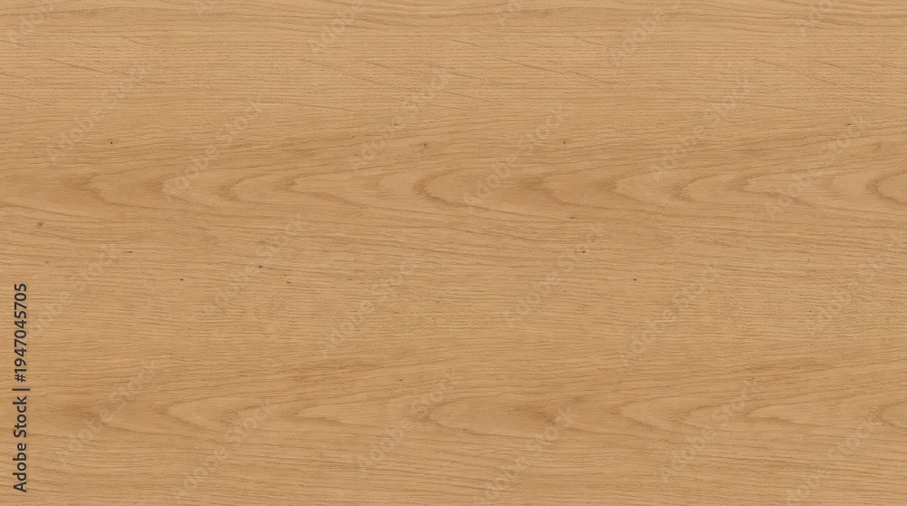 Fototapeta premium Light oak wood tabletop texture flat lay background with copy space