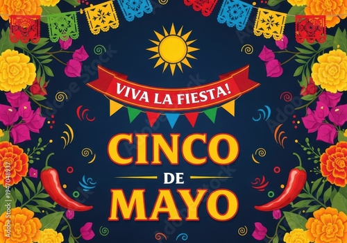 Viva la fiesta cinco de mayo celebration