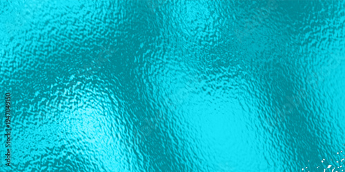 Vector blue foil texture background. Abstract gradient bright and shiny light reflection rough texture surface. Vector illustration for background, backdrop, web, wallpaper, print and design artwork.