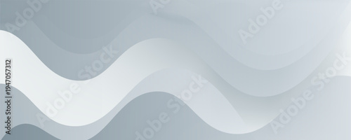 Majestic snow-capped mountains under a clear blue sky, bright sunlight, and shadows create a peaceful winter atmosphere. Vector illustration