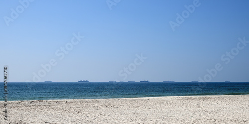 Awaiting cargo ships. Oman