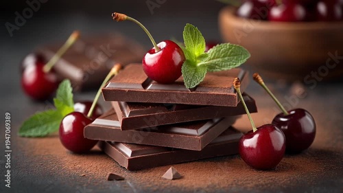 Süßes mit Kirschen