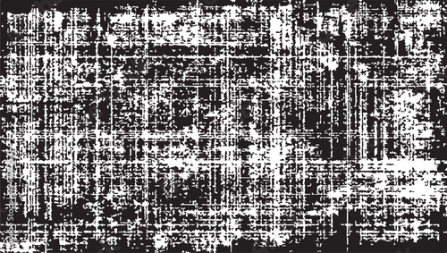 Seamless vector design featuring a vintage grunge wallpaper with a black line pattern of numbers and symbols on a textured old paper backdrop decoration