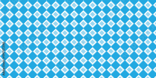 Futuristic blue checker pattern background with halftone dot squares, geometric seamless tile design, modern vector pattern. background illustration. creative background