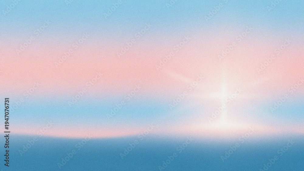 Fototapeta premium Easter sunday morning sunrise over calm waters symbolizing renewal and hope