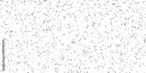 Clean White and Gray Speckled Texture with Fine Granular Detail and Irregularly Placed Small Geometric Forms for Minimalist Design
