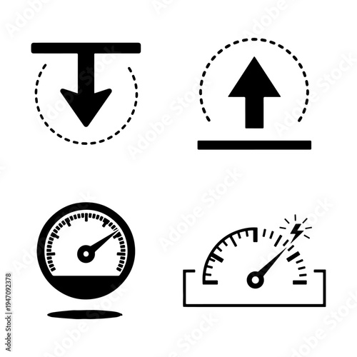 Data Exchange web icons in line style. Traffic, cloud, files, server, technology, collection. Vector illustration.