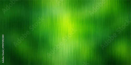 Abstract green background with glowing light waves and colorful digital lines creating a bright artistic pattern design