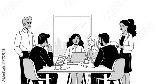 group of business people