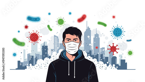 Business professional team gathered around large computer screen analyzing colorful data charts in corporate office.