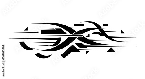 Dynamic abstract speed lines vector illustration for modern graphic design projects, showcasing fluid motion and contemporary artistic flair suitable for various digital and print applications