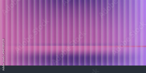 Abstract gradient podium background. Violet, purple and lilac empty 3d studio backdrop.