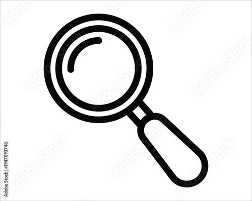 Magnifying glass icon for search and investigation