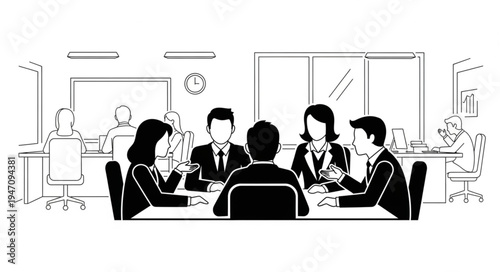 group of business people