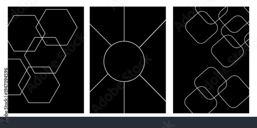 Image collage layout template. Beige mosaic mood board grid collection. Picture frame set. Photo album idea for banner, poster, comic page, flyer, brochure, booklet, memory wall design. Vector pack