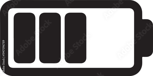 Battery Charge Level Icon Power Indicator Energy Symbol