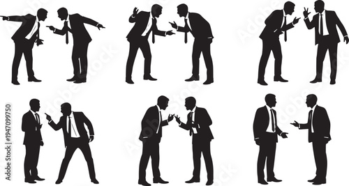 Businessmen Interacting in Conference