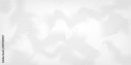 abstract white background with dot halftone and futuristic concept use for web banner and cover design