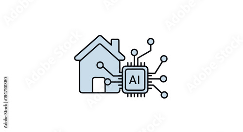 Smart home technology integrates AI for efficient living through automation and innovation at residence.