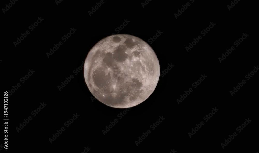 Naklejka premium full moon in the night Sky hd