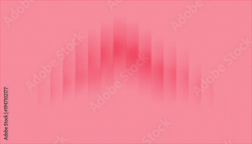 A pink abstract background featuring digital wave lines and a light equalizer design creates a vibrant techno frequency backdrop for music and audio illustrations