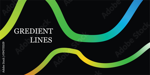 Vibrant interconnected loops with illegible text