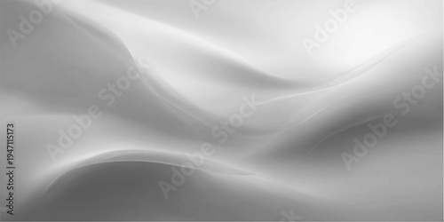 Elegant black and white satin and silk fabric textures with luxury flowing waves create a smooth cloth backdrop design featuring soft light curves and an elegant wedding material pattern