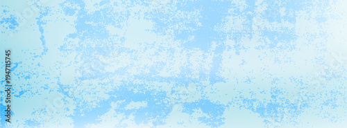 Abstract vector background featuring a soft light blue to white gradient with a distressed, rustic grunge texture and speckled paint effects.