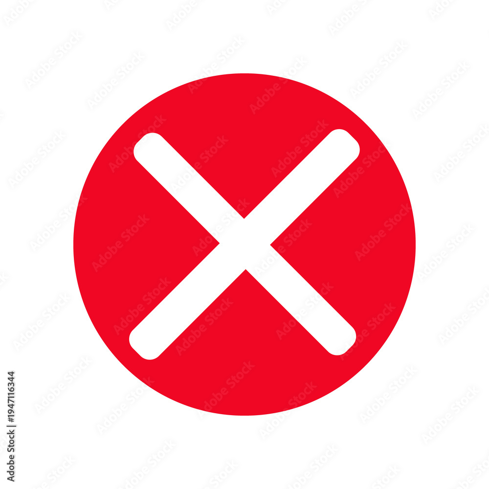 Fototapeta premium red Cross Icon