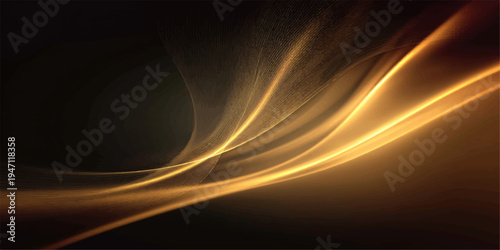 A glowing blue fractal design features flowing lines and soft waves to create an abstract digital art wallpaper with motion energy effects against a dark black texture backdrop