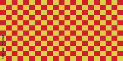 chess board pattern gold and red. seamless geometric pattern with triangles, red diamond checkerboard repeat pattern, replete image, design for fabric printing