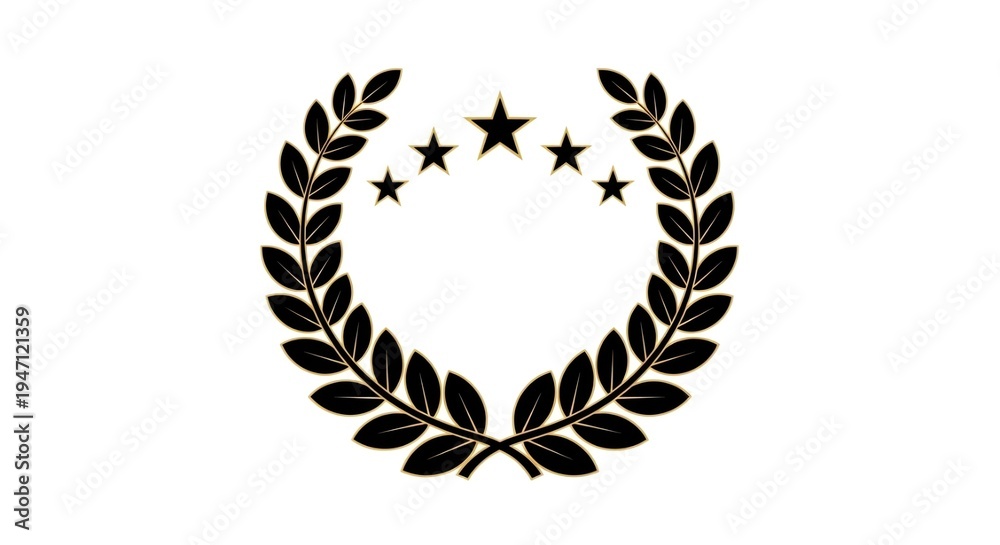 Obraz premium laurel wreath vector