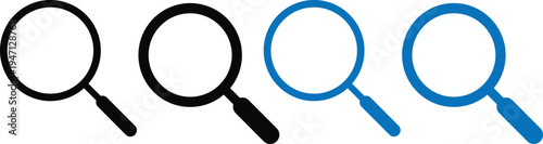 search icon set. magnifying glass sign. Search Image icons. search image gallery. Image Searching Design
