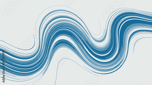 An abstract background features flowing curved lines in shades of blue against a clean bright white backdrop creating a dynamic visual high quality professional detailed modern