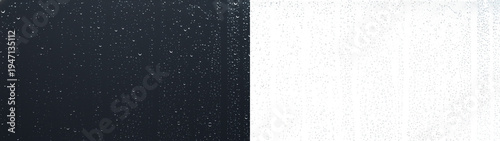 Water drops rainy window fresh clean pure natural cool overlay PNG transparent background