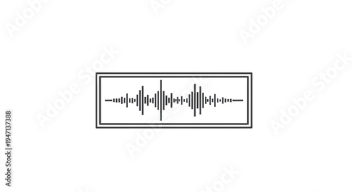 Sound wave pattern in a rectangle.