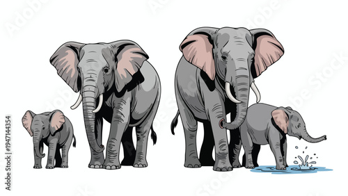 horse and rider isolated