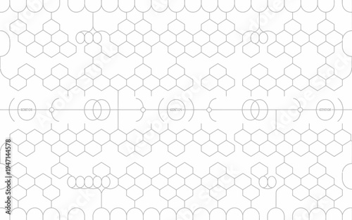 Molecular structure diagram gray lines on white chemistry science molecule chemical