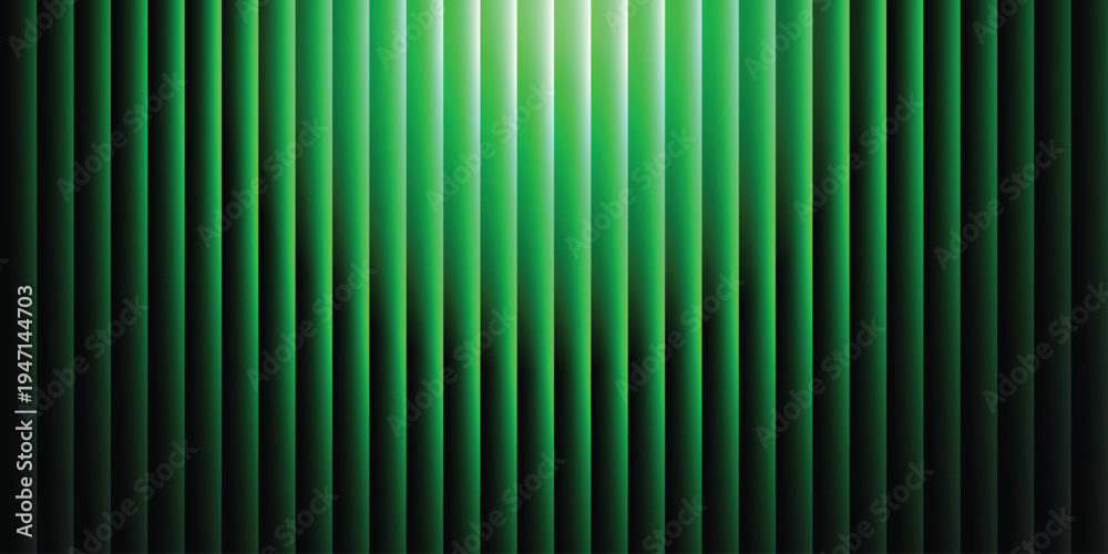 Fototapeta premium Glass gradient green light effect background