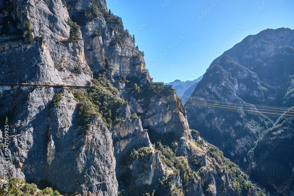 Obraz premium Balagezong canyon in yunnan, china